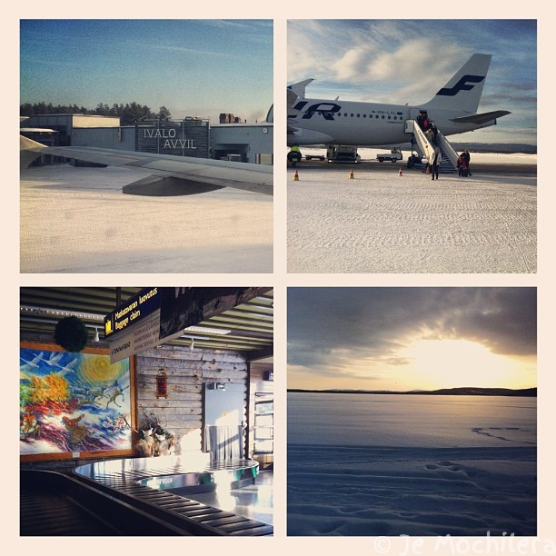 L’arrivo all’aeroporto di Ivalo